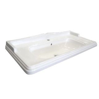 Тумба-умывальник Comforty Павия 100 белый глянец с раковиной 3310