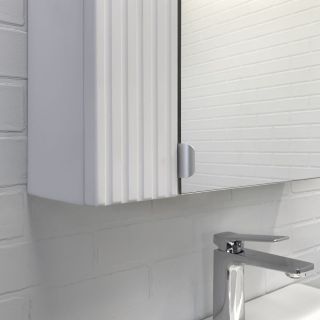 Зеркало-шкаф Comforty для ванной комнаты Лима 60 белый матовый