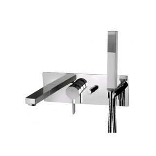 Смеситель для ванны с душем Paffoni Rock RO001CR (с внутренней частью)