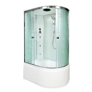 Душевая кабина Deto ЕМ4512 L с гидромассажем (гм.) 120х80х220 см