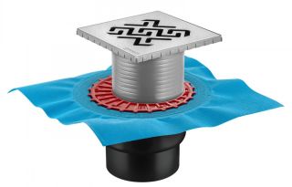 Душевой трап Berges Zentrum Antik 091465 15см хром глянец