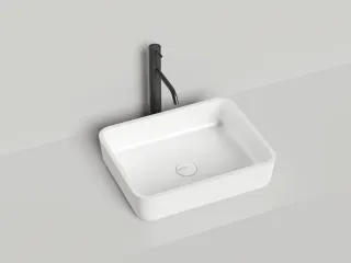 Накладная раковина Salini Gloria 09 S-Stone 1102209M 48см белый матовый