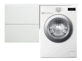 Подвесная тумба под раковину Эстет Dallas Luxe ФР-00001927 Л/П 120см два ящика белый