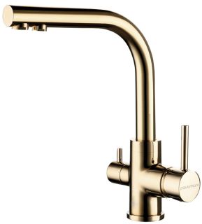 Смеситель для кухни Paulmark Essen Es213011-G золото