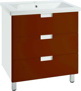 Тумба под раковину Bellezza Пегас 80см красный 00000007786