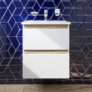 Am.pm X-JOY M85AFHX0552WG тумба под раковину 55 см 2 ящика