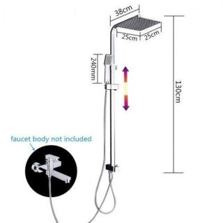 Душевая стойка Gappo G2408 хром