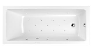 Гидромассажная ванна Whitecross Wave Slim 0111.180080.100.RELAX.CR 180x80см Relax хром