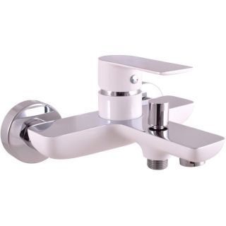 Смеситель для ванны Rav Slezak Vltava VT454.5CB хром белый