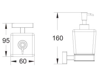 Дозатор жидкого мыла Shevanik SG5644G золотой сатин