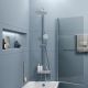 Душевая система с тропическим душем IDDIS Shelfy SHESBBTi06 хром