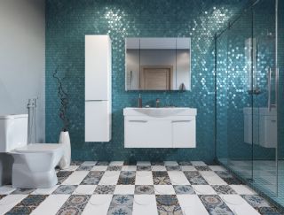 Шкаф-колонна Акватон Беверли левосторонний белый 1A235403BV01L