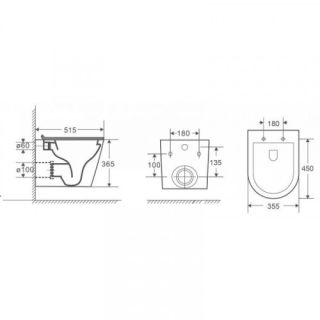 Унитаз WW SK  Арт. SALZBACH 004 MT-GR 10000003767