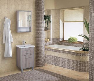 Напольная тумба под раковину Onika Натали 105016 50см ясень таормина