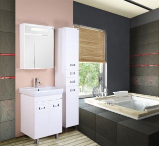 Напольная тумба под раковину Onika Балтика-Квадро 105521 55см белый