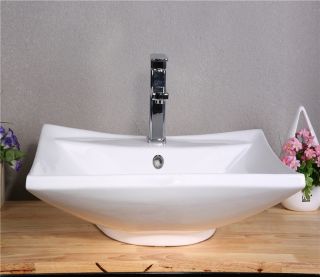 Раковина-чаша CeramaLux 9111 белая 61 см