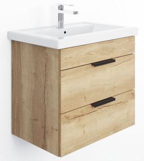 Подвесная тумба под раковину Onika Легран 107048 70см дуб галифакс