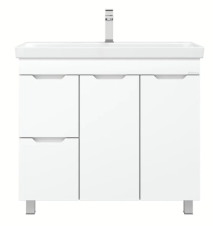 Напольная тумба Onika Айленд 109030 с корзиной 90см белый