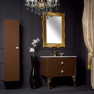 Тумба под раковину Armadi Art Neoart 80см шоколад 830-080-DB