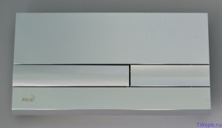 Кнопка смыва AlcaPlast для инсталляции хром глянцевый M1741