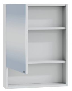 Зеркальный шкаф СанТа Сити 700336 50см белый