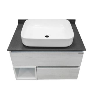 Comforty Зеркало-шкаф "Прага-75" дуб белый