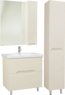 Зеркало-шкаф Bellezza Андрэа 80см правый бежевый 00000007261