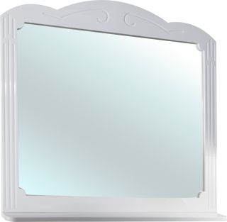 Зеркало-шкаф с подсветкой Bellezza Кантри 85см белый 4619914000011