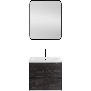 Тумба под раковину ArtMax Family Family-M-580-2C-SO-IS 60 см железный камень