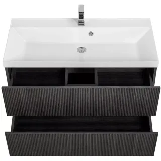 Тумба под раковину ArtMax Verona AM-Verona-Push-1000-2C-SO-KD 100 см кадена дарк