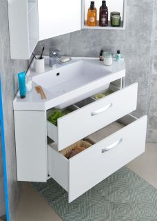 Тумба под раковину Акватон Кантара 78см дуб полярный 1A205601ANW70