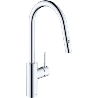 Смеситель для кухни Kludi E-Go Voice 423000577 электронный с выдвижным изливом хром