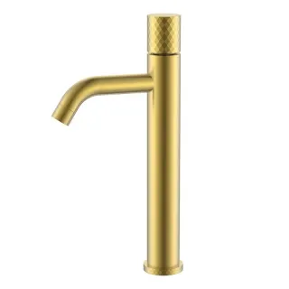 Смеситель для раковины Boheme Stick Diamond 122-MG золото матовое