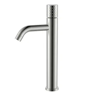 Смеситель для раковины Boheme Stick Diamond 122-NB никель брашированный