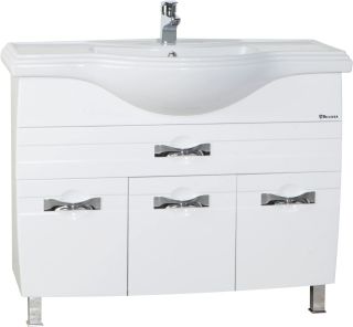 Тумба под раковину Bellezza Абрис 105см белый 00000006118