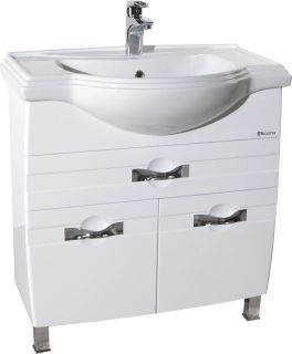 Тумба под раковину Bellezza Абрис 80см белый 00000006115