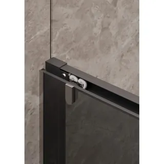 Душевая дверь в нишу Timo T03 120 см чёрный