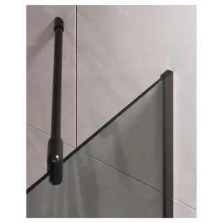 Шторка на ванну Timo T23 60 см чёрный