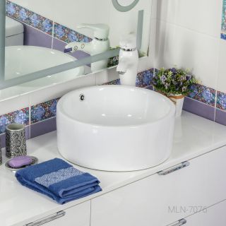 Накладная раковина Melana 7076-805 42см белый