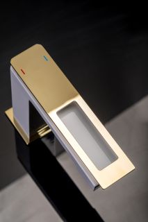 Смеситель для раковины Boheme Q белый/золото 141-WG