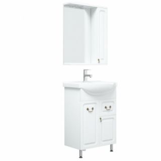 Зеркало-шкаф Corozo Элегия 60см белый SD-00000006