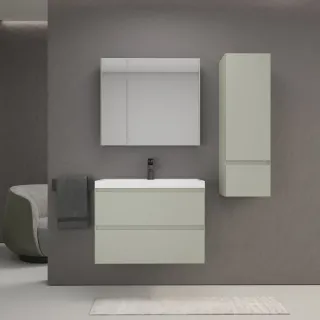 Тумба под раковину подвесная Style Line Манхэттен ЛС-00002364 70 см олива