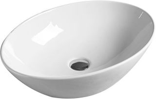 Раковина накладная SantiLine SL-1077 56см белый