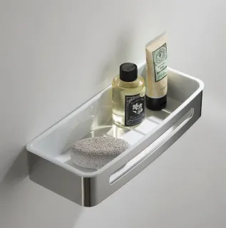 Полка Timo Luiro 18578/13 никель/белый