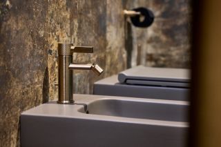 Смеситель для биде Gessi Inciso 58007.707 чёрный брашированный