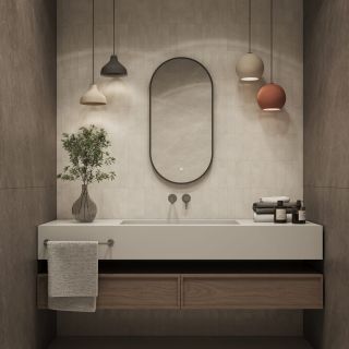 Зеркало Reflexion Arabica RF5020AR с LED подсветкой сенсором 45х90