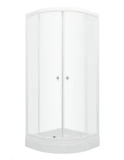 Душевой уголок Triton Ультра Щ0000061796 100x100 см профиль белый стекло прозрачное