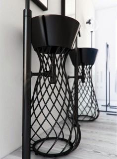 Раковина ArtCeram WIRE WIL001 03 00 черная 43 см