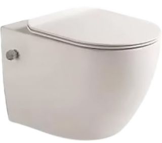Унитаз подвесной SantiLine SL-5002SM-BD с функцией биде белый