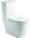 Унитаз-моноблок SantiLine SL-5019 безободковый белый